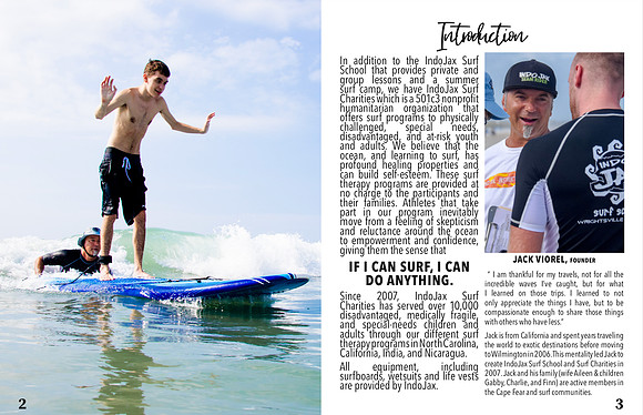Pages 2-3 (of 14) of IndoJax Welcome Packet